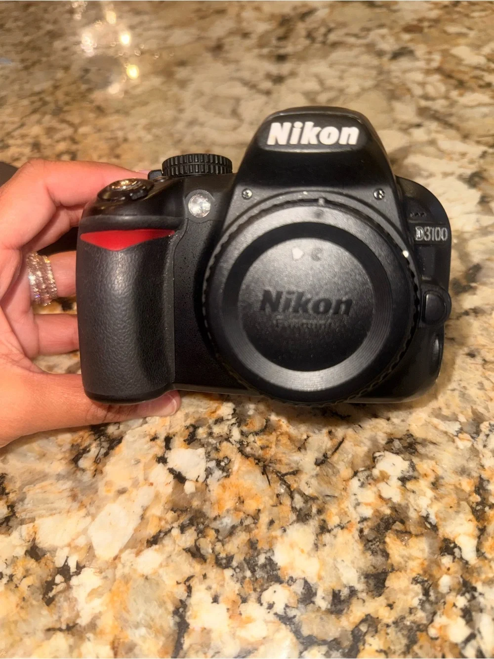 Nikon D3100 DSLR Camera Body in Black with Charger